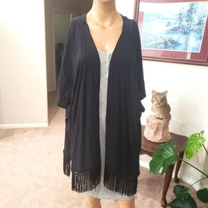 Victoria's secret xs/s tassel hem kimono/coverup/duster